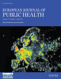 Image of European Journal of Public Health : University of Oxford