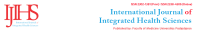 Image of International Journal of Integrated Health Sciences