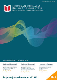 Image of Jurnal Administrasi Kesehatan Universitas Airlangga