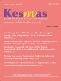 Image of Jurnal Kesehatan Masyarakat Nasional Universitas Indonesia